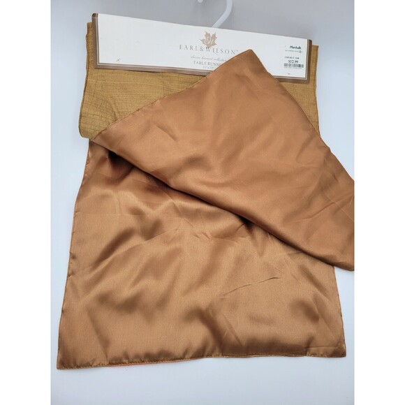 Autumn Theme Table Runner 72" & Faux Gourds Pinecones Thanksgiving Decor - Picture 4 of 13